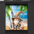 Summer gnome Starfish Beach Dishwasher Magnet Cover for The Front Dishwasher Door Cover Panel Decals Magnetic Refrigerator Cover for Kitchen Farmhouse Home Decor 23 X 26 in