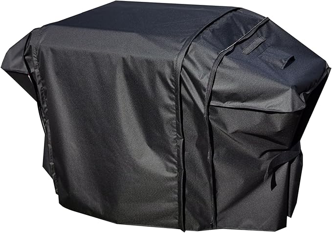 Extension Griddle Cover for All of 28" Griddle with Double Shelf Models,Waterproof 300D*300D Dyed Polyester with TPU Coating; Flat Top Gas Grill Cover, Black