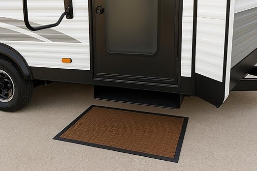Guardian WaterGuard Indoor/Outdoor Wiper Scraper Floor Mat, Rubber/Nylon, 2'x3', Brown