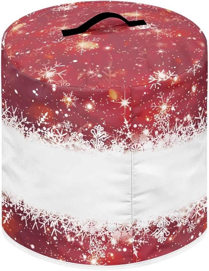 Pressure Cooker Cover for 3 Quart Air Fryer Accessories, Stain Resistant Electric Appliance Cover with Pockets Christmas Decor Cute Snowman