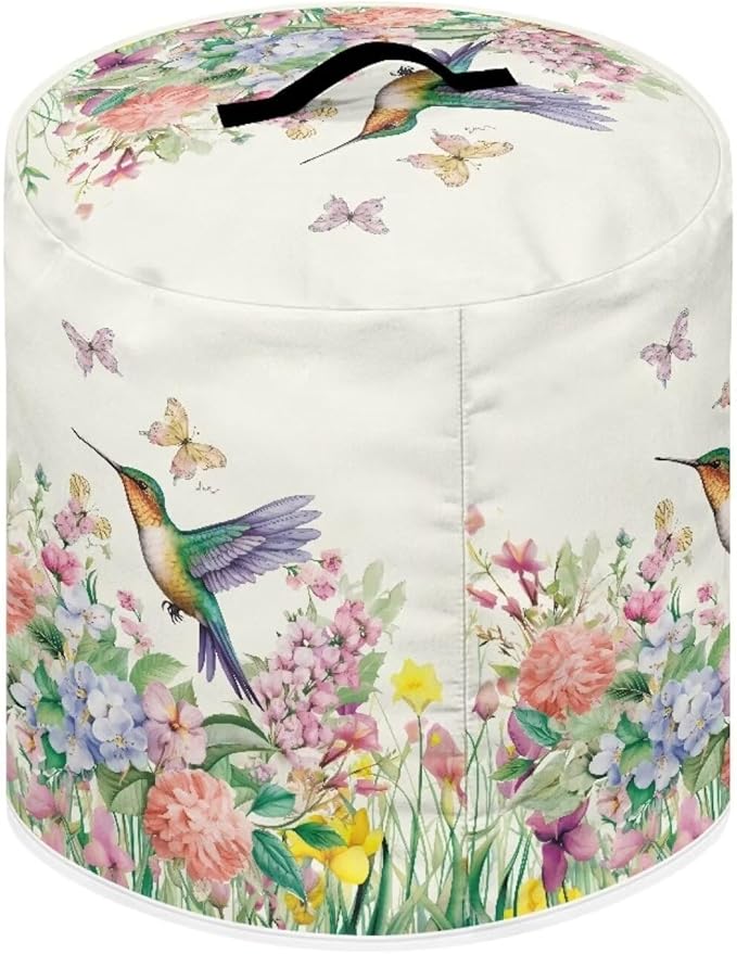 Flashideas Hummingbird Pressure Cooker Cover with Storage Pocket Compatible with 8 10 Quart Instant Pot, Durable Rice Cooker Air Fryer Accessories, Waterproof Kitchen Appliances Dust Cover