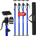 Adjustable Cabinet Jacks for Installing Cabinets (45.3-114.2 Inches 4 Pack) Heavy Duty 200 lb Metal Quick Support Rod & Third Hand Support System with Swivel Non-Slip Pads for Drywall and Ceilings.