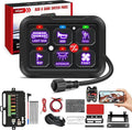 Nilight 6 Gang Switch Panel 12V 24V Universal Circuit Control Relay System with RGB Backlight APP Control Fuse Wiring Harness Automatic Dimmable ON Off LED Switch Pod for Car Pickup Truck Camper SUV