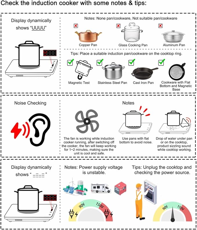 Double Induction Cooktop Continuous Low Power 9 Temperature Countertop Knob Control 1800W 18 Power 2 Electric Burner Sensor Touch Timer Stove