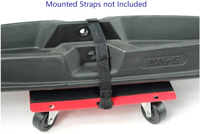 Utility Dolly Kit of Pair 8 inch x 10 inch Steel Dollies, Snowmobile Dolly,Material Mover KF2018