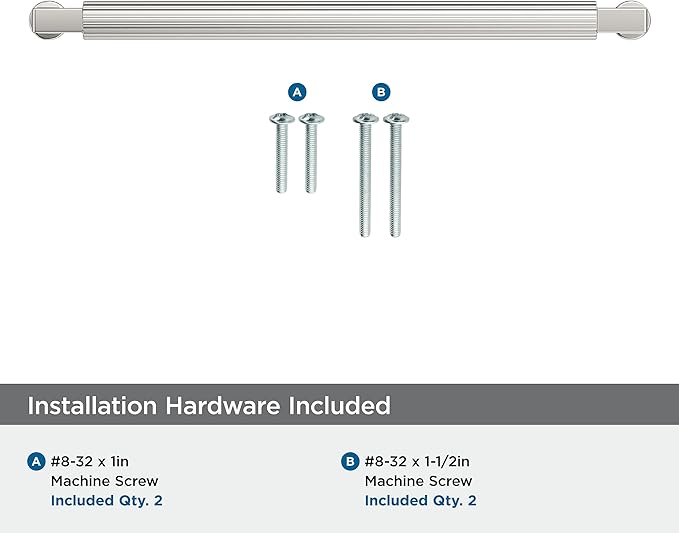 Amerock Ballard 8-13/16 inch (224mm) Center-to-Center Polished Nickel Cabinet Pull, BP37647PN