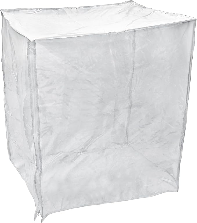 New Star Foodservice 36534 Commercial-Grade Sheet Pan/Bun Pan Rack Cover, Plastic, 10-Tier, 28" L x 23" W x 33" H, Clear