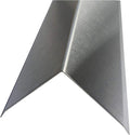 Brushed 304 Stainless Steel Corner Guards, 48" Wall Protectors, 20ga & 16ga, Available in 1/2" to 4", Multi-Pack Options (1, 2, 5, or 10) (2, 4 x 4, 20ga, with Hug Edges)