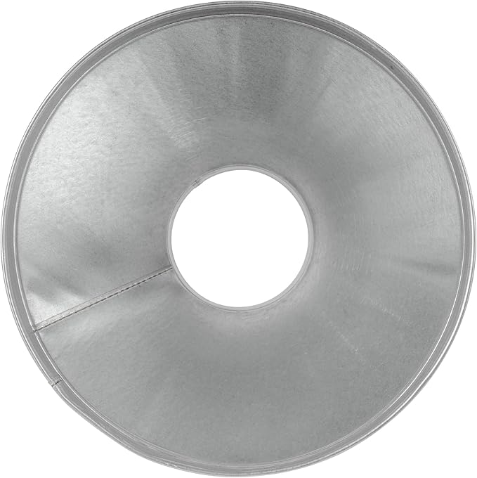 10" to 4" Inch Round Duct Reducer - Male Fit Galvanized Steel Pipe Increaser - Coupling for Round Duct Ventilation Systems - Heating & Cooling, HVAC