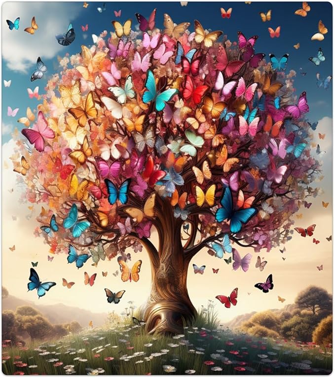 Spring Butterfly Tree Dishwasher Magnet Cover Animal Tree Butterfly Dishwasher Decorative Cover Front Dishwasher Door Cover Reuseable Dishwasher Cover for Kitchen Home Appliances 23" X 26"
