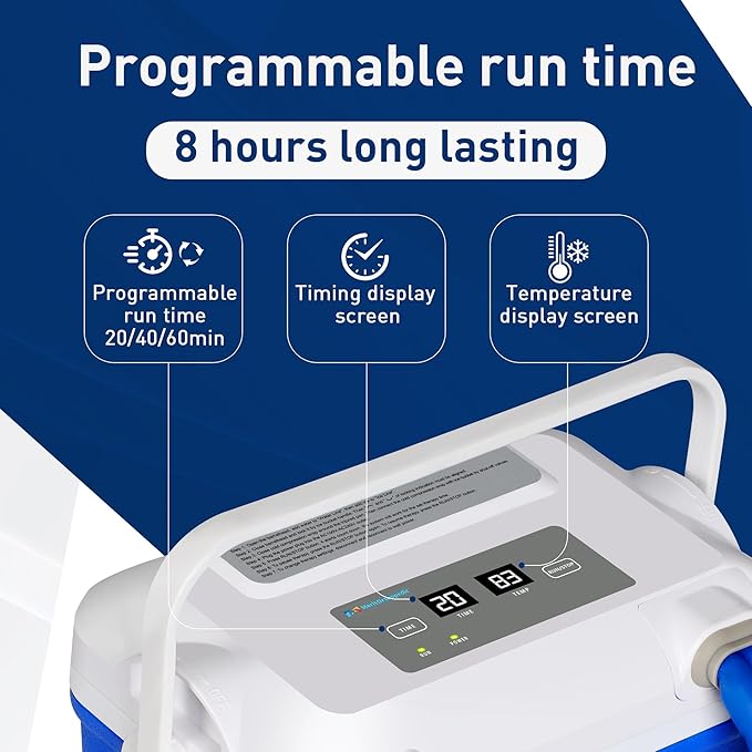 Ice Machine for Knee After Surgery, Ice Therapy Machine with Universal Pad, Cold Therapy Machine for Knee, Shoulder, Hip, Leg and Hip