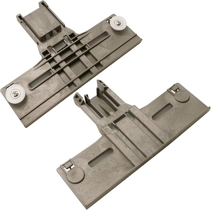 10Pcs WPW10546503 Dishwasher Upper Rack Parts and Dishwasher Adjuster Housing, Replacement for Kenmore 221.4715N710 221.4792N512, Replaces W10320664 W10320665