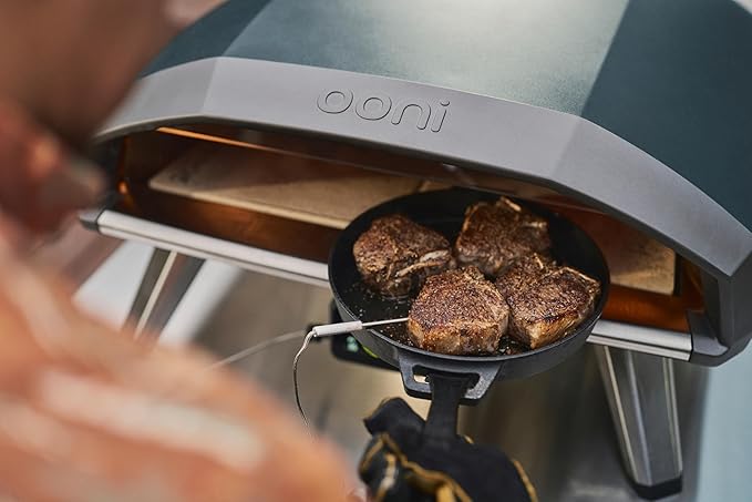 Ooni Koda 2 Pro Gas Pizza Oven – 18" Propane Powered Outdoor Oven with 28 mBar Regulator and Gas Hose, Propane Portable Pizza Oven - Blue