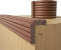 Baby Proofing Wall Corner Protector,Edge Guard Corner Protector,6.56ft Thinken Soft Corner Protectors Pre-Taped Soft Rubber Foam Edge Cushion for Furniture (Coffee Brown, 6.56Ft x 11.8" W x 0.47" Th)