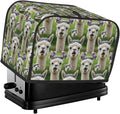 2 Slice Toaster Cover Funnny Llama, Machine Washable Dust & Fingerprint Protector, Polyester Appliance Cover with Pocket