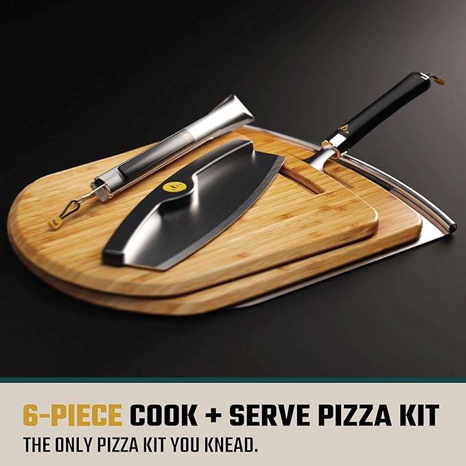 Halo Versa 16 Propane Gas Outdoor Pizza Oven with Rotating Cooking Stone | Portable Appliance for all Outdoor Kitchens With Cook and Serve Kit