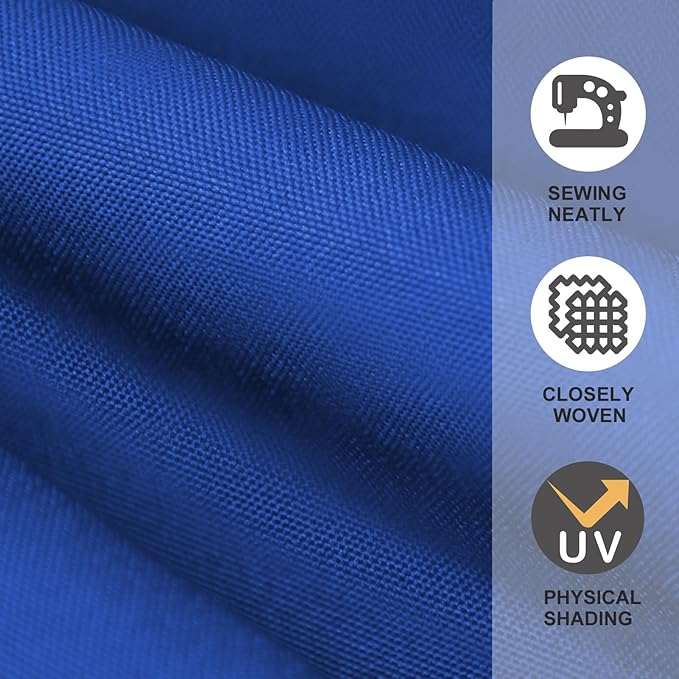 EliteShade USA 7.5FT Replacement Covers 6 Ribs Market Patio Umbrella Canopy Cover (CANOPY ONLY) (Royal Blue-8)
