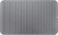 Silicone Dish Drying Mat for Multiple Usage,Easy clean,Eco-friendly,Heat-resistant Silicone Mat for Kitchen Counter or Sink,Refrigerator or Drawer Liner Grey 3XL 28 inches x 18 inches