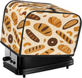 Toaster Cover 2 Slice Various Pastries Bread Waterproof Appliance Cover with Hang Loop Bread Baker Toaster Cover for Kitchen