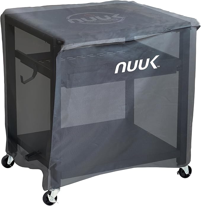 NUUK Outdoor Grill Cart Cover 24" x 30", Waterproof Pizza Oven Table Cover, UV Resistant BBQ Prep Work Table Protection for Kitchen Island Prep Station
