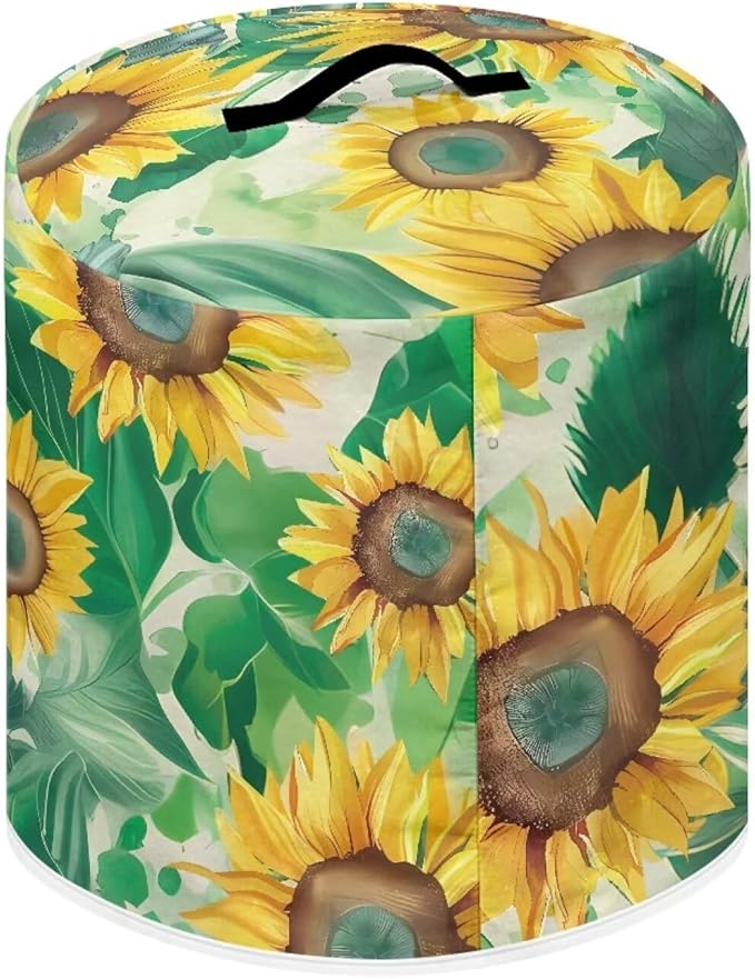 Sunflower Hummingbird Pot Covers for Instant Pot Accessories 3 Quart Small Appliance Covers Blender Cover Dust Cover for Kitchen Living Room Table Dust Resistant M