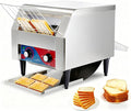 CTJ Commercial Toaster 300 Slices/Hour Electric Conveyor Belt Toaster Heavy Duty Stainless Steel Rotating Toasters Machince for Croissants Bun, Bagel, Bread