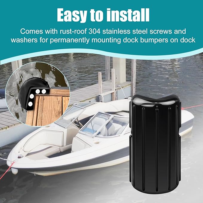 Corner Dock Bumper Fender, Inflatable Protection,Marine Corner Dock Fender Bumper, Protect Docks & Ships from Damage Caused collisions