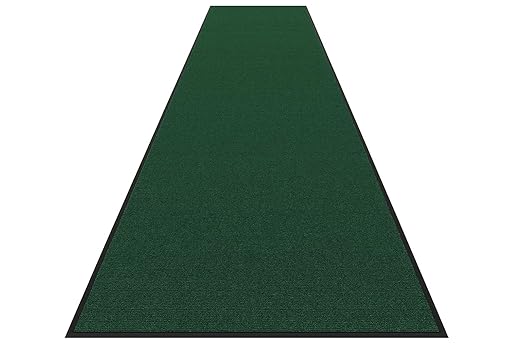 Guardian 94041740 Platinum Series Indoor Wiper Floor Mat, 4' x 17', Green