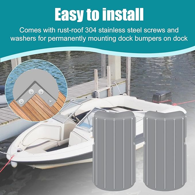 Corner Dock Bumper Fender, Inflatable Protection,Marine Corner Dock Fender Bumper, Protect Docks & Ships from Damage Caused collisions