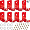 8 Pack Fire Extinguisher Mount Bracket, 5 to 40 lb Fire Extinguisher Holder with Expansion Screws, Universal Bracket Kit Fits Extinguishers Cabinet Wall Hook Hanger