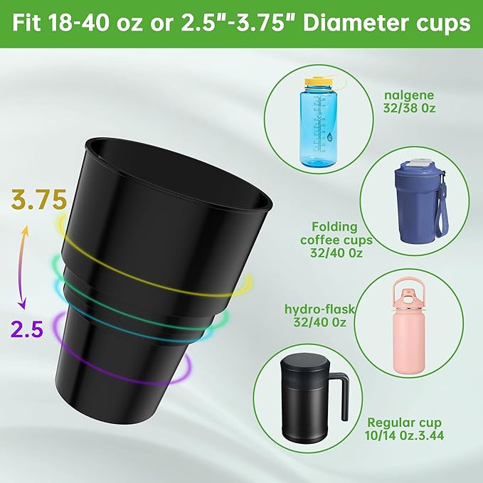 10L0L 2 Pack Golf Cart Cup Holder, Dash Adapter for Portable Propane Heater Cylinder, Universal Replacement Drink Holder for Yamaha EZGO Club Car