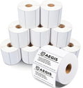 Aegis Adhesives - 3" X 1.5" Direct Thermal Labels (10 Rolls, 900 Labels/Roll) for Shipping and Postage - Perforated, Compatible with Rollo, Zebra, and Other Desktop Label Printers