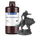 ANYCUBIC Upgraded Water Washable 3D Printer Resin 2.0, 405nm High Precision 3D Resin, Low Shrinkage Photopolymer Resin for 4K/8K/12K Capable LCD DLP Resin 3D Printer Printing (Black, 1000g)