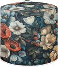Floral Print Dust Cover for 6 Quart Instant Pot and Extra Accessories Dust Protection Easy Clean Pressure Cooker Cover Electric Appliance Cover Air Fryer with Pocket Home Decor