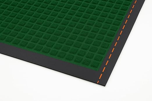 Guardian WaterGuard Indoor/Outdoor Wiper Scraper Floor Mat, Rubber/Nylon, 3'x12', Green