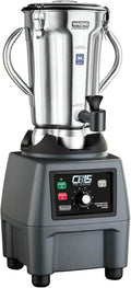 Waring 1-Gallon Blender, 3.75 HP, Variable Speed, Stainless Steel Jar with Spigot & Handles, Commercial for Smoothies, Soups & Sauces – CB15VSF