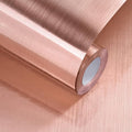 Rose Gold Contact Paper Peel and Stick Countertop Contact Paper Self-Adhesive Waterproof DIY Decor Wallpaper for Kitchen Backsplash Fridge and Cabinets A Set of 15.7"x480"