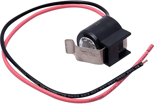 W10225581 Refrigerator Bimetal Defrost Thermostat Replacement Part- Exact Fit for Whirlpool KitchenAid and Kenmore Refrigerators - Replaces WPW10225581, PS11750673, 2149849, AP6017375, PS237680