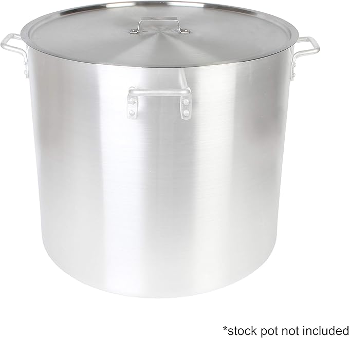 Thunder Group Stock Pot Lid, 200 Quart, Silver