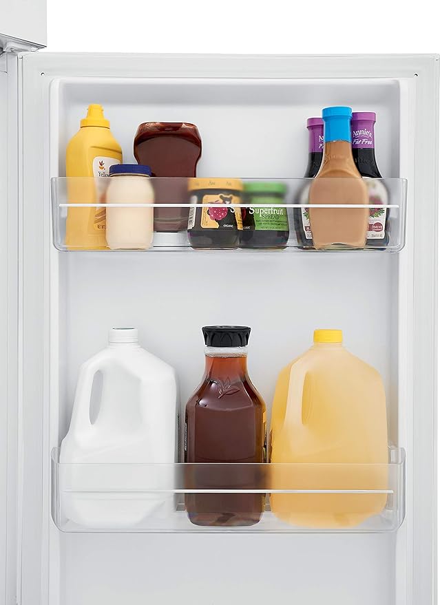 Frigidaire 10.1 Cu. Ft. Compact ADA Top Freezer Refrigerator in White with Electronic Control Panel, Reversible Door Swing, ENERGY STAR