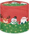 Christmas Decorative Kitchen Appliance Protector Dust Cover Universal Size 8 Quart Pressure Cooker/Air Fryer/Rice Cooker Dust Cover with Top Handle and Pocket