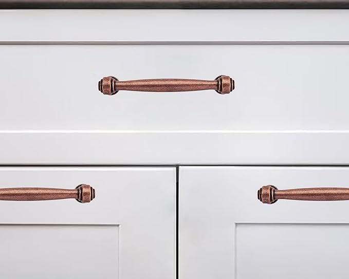 khtumeware 1 Pack Appliance Pull 18 Inch(457mm) Antique Copper Cabinet pulls Kitchen Cabinet Handles Kitchen Cabinet Hardware for Cupboard Drawer Handles Dresser Pulls