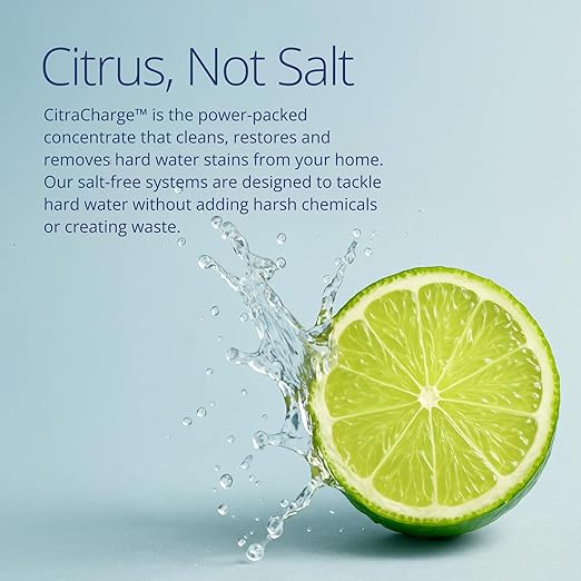 NuvoH2O Advanced 3-Stage Citrus-Based, Salt-Free Water Filter System + Water Softener with Carbon and Iron Filtration – Healthy & Pure Water – Removes Scale (Whole Home Trio System)