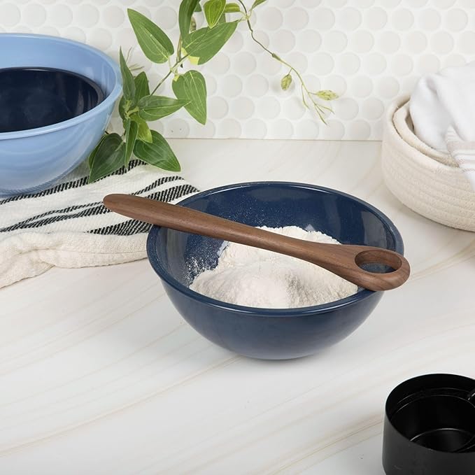 Danish Dough Whisk - Bread Wisking Tool for Mixing - Sourdough Wood Stirrer for Pastries, Egg, Pizza (1)