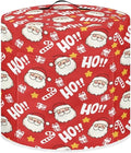 Christmas Hohoho Santa Claus 3 Quart Pressure Cooker Air Fryer Rice Cooker Dust Cover with Top Handle and Storage Pockets Kitchen Appliance Dust Protector Cover