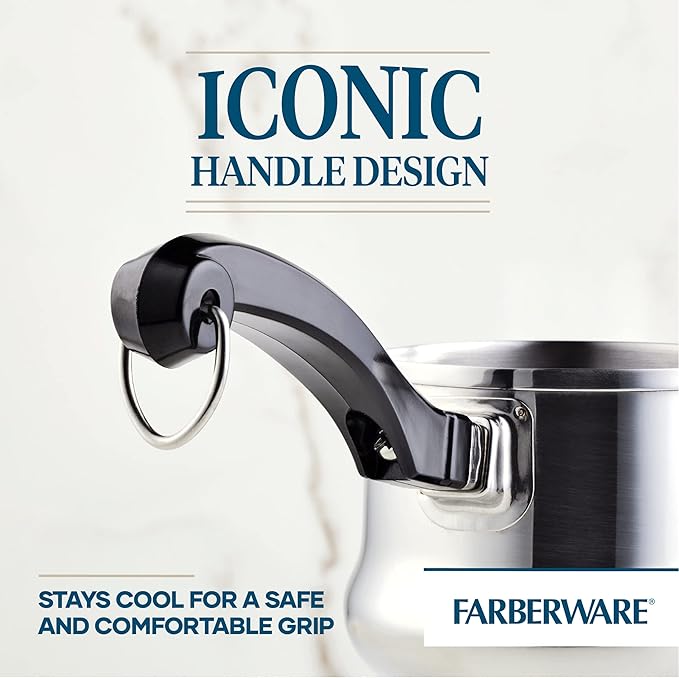 Farberware Classic Stainless Steel 0.625-Quart Butter Warmer