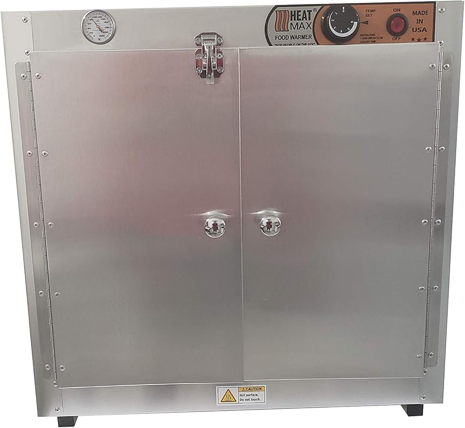 HeatMax 251524 Catering and Events Food Warmer with Water Tray, The Original and The Best, UL/NSF Certified for inspections, Made in USA with Service and Support, Great for Schools, Churches