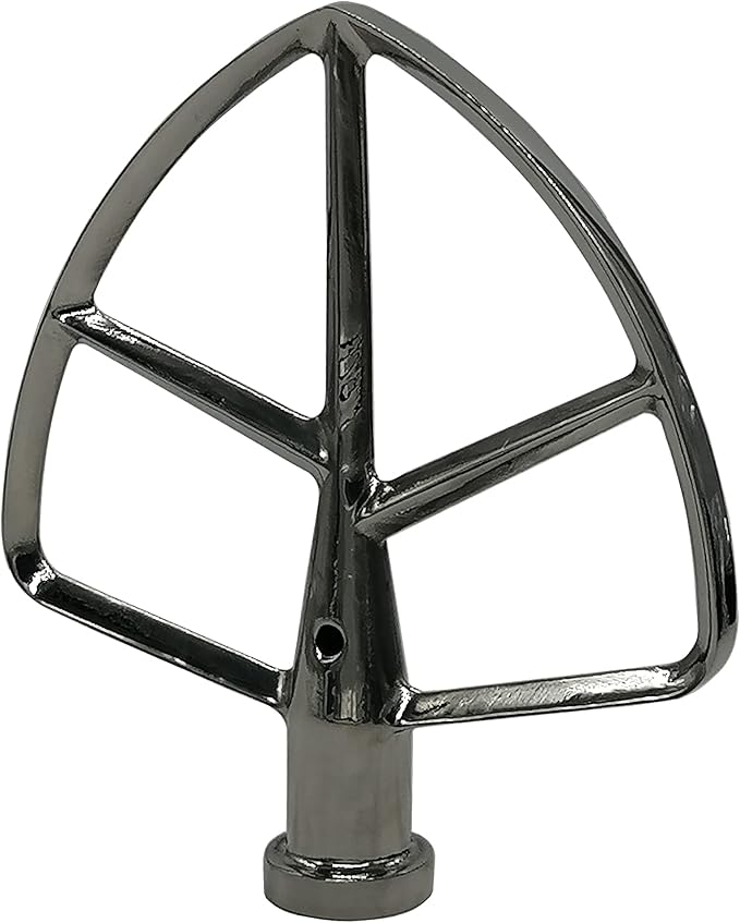 4.8 L 4.5 and 5 Quart stainless steel TILT-HEAD FLEX EDGE BEATER ，Compatible with Kitchenaid stand mixer models K45SS, KSM75, KSM95, KSM150PS, KSM152PS and KSM155GB. (4.5-5 Quart)