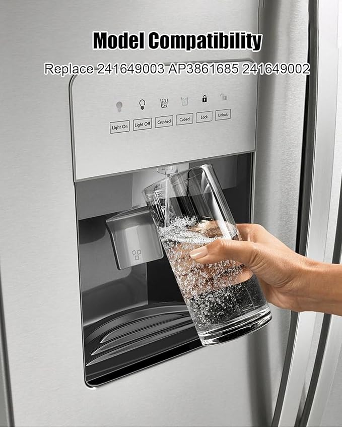 241649003 Refrigerator Drip Tray Compatible with Frigidaire Crosley Westinghouse Gibson frigerator, AP3861685 Refrigerator Drip Pan Replace 241649002 240323602 240323603 AH1148319 EA1148319