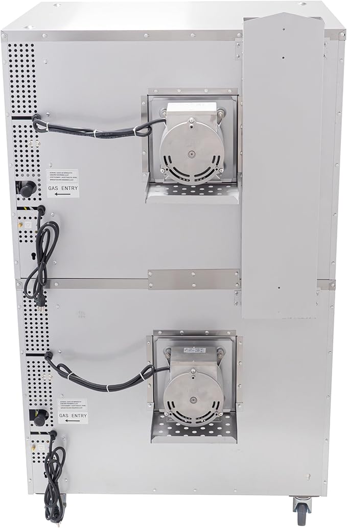 Kratos Commercial Convection Oven - Full Size Double Stack Oven for Restaurants, 108,000 BTU, Liquid Propane Powered (29Y-050)
